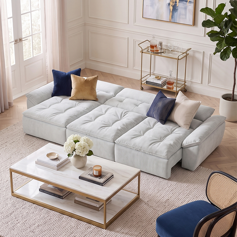 KADRIE Cloud Extendable Sofa