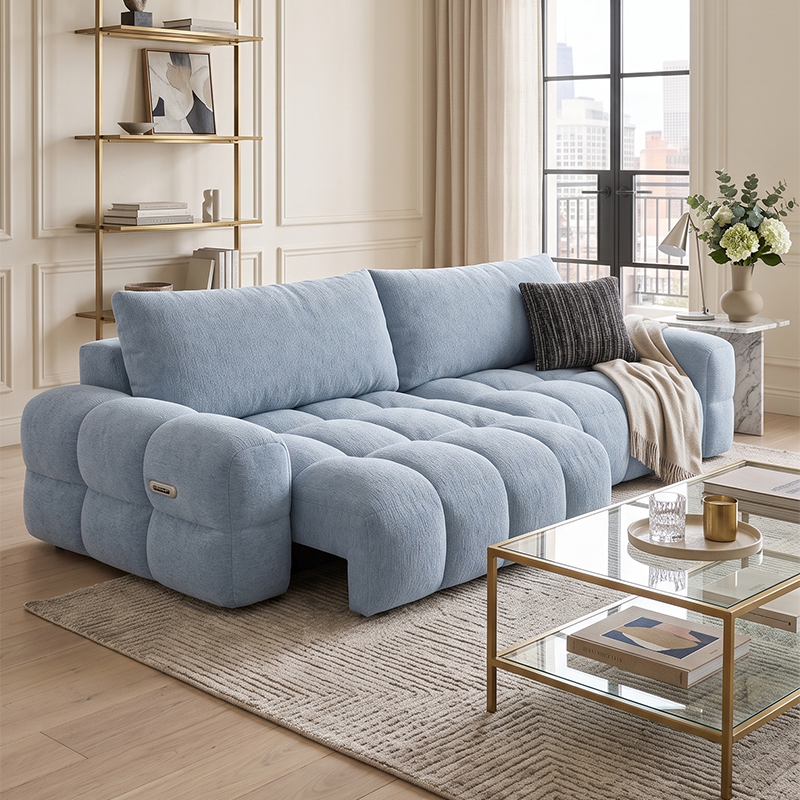 KADRIE Mocha Extendable Sofa