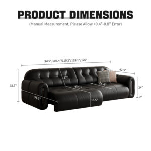 NO.4 KADRIE Brownie Extendable Sofa