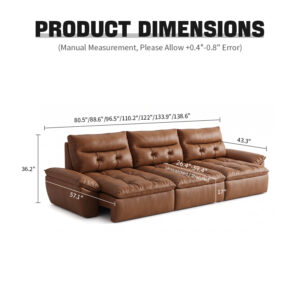 KADRIE Cloud Extendable Sofa