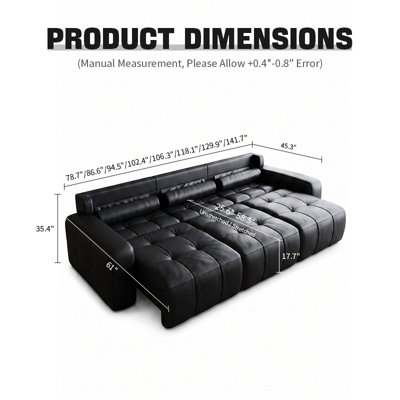 KADRIE Lawrence Extendable Sofa