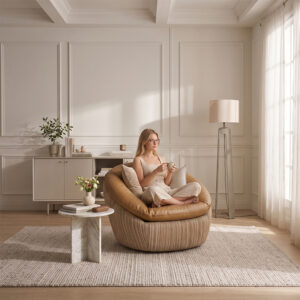 KADRIE Haven 360° Swivel Lounge Chair