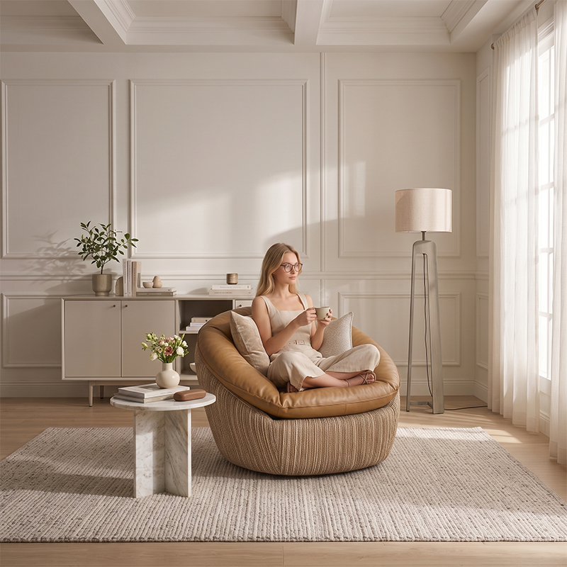 KADRIE Haven 360° Swivel Lounge Chair