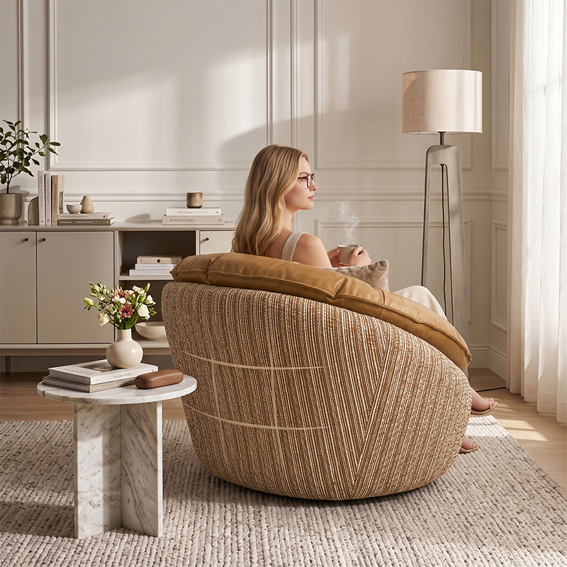 KADRIE Haven 360° Swivel Lounge Chair