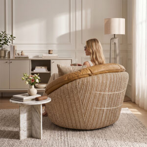 KADRIE Haven 360° Swivel Lounge Chair