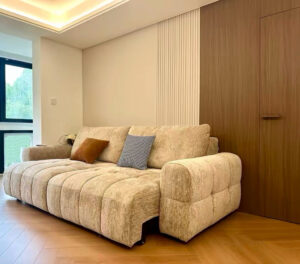 KADRIE Mocha Extendable Sofa