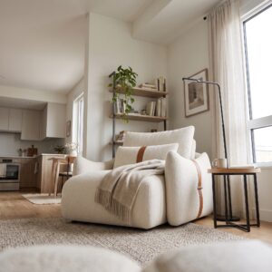 KADRIE Cloud Arc Washable Sofa