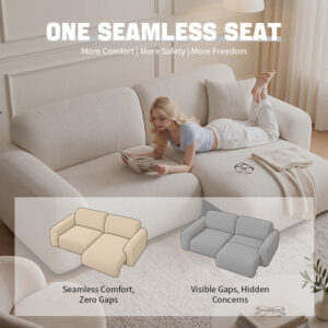 KADRIE Cloud Island Extendable Sofa
