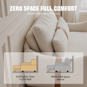 KADRIE Cloud Arc Washable Sofa