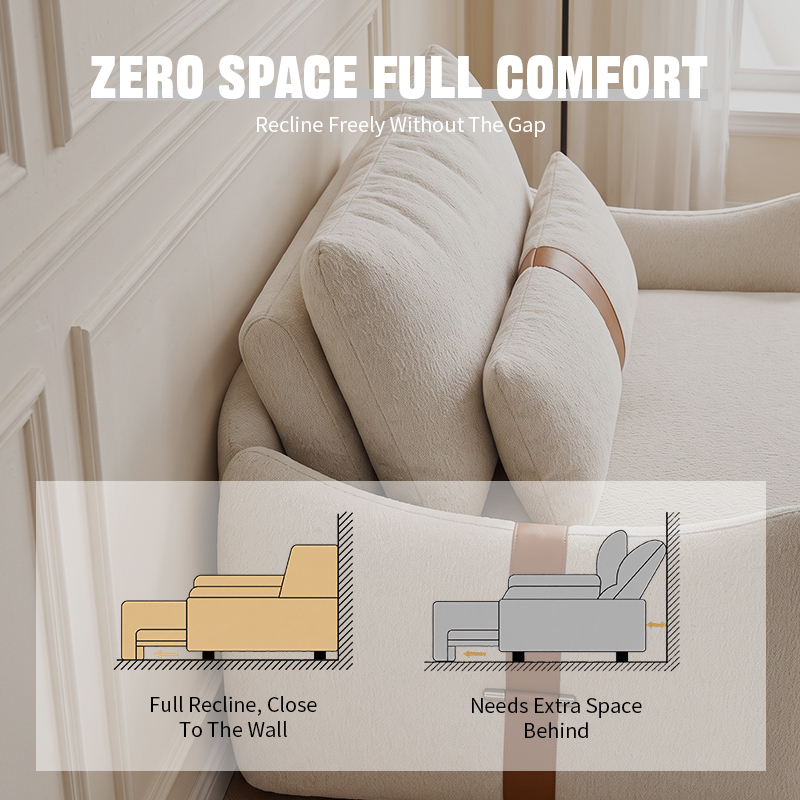 KADRIE Cloud Arc Washable Sofa