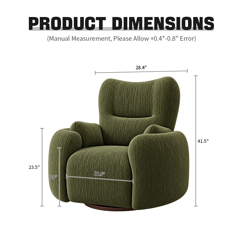 尺寸01 KADRIE Ovia Recliner Chair