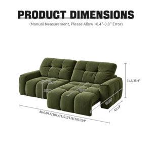 KADRIE Qiyue Extendable Sofa