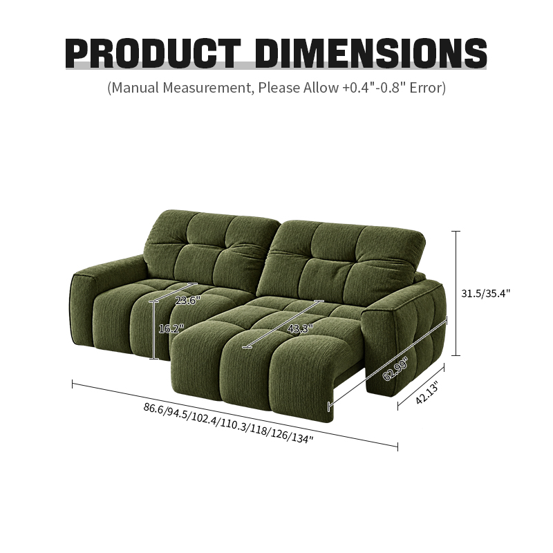 KADRIE Qiyue Extendable Sofa