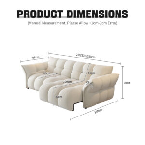 KADRIE Lily Extendable Sofa